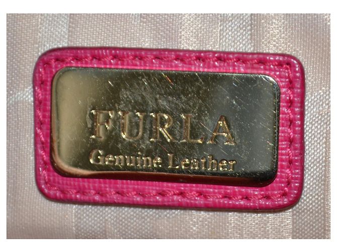 Borsa a mano Furla in pelle fucsia Fuschia - vista 8