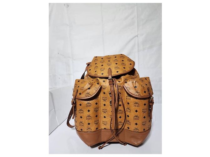 MCM Visetos Heritage Doppelpack-Rucksack Braun - Ansicht 5
