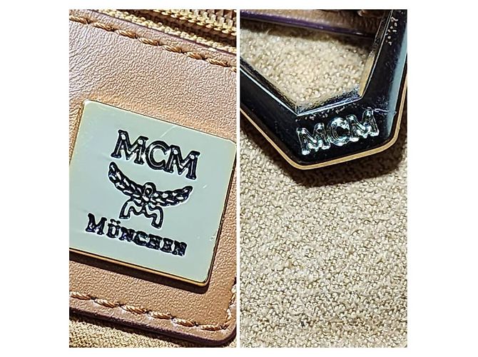 MCM Visetos Heritage Doppelpack-Rucksack Braun - Ansicht 9
