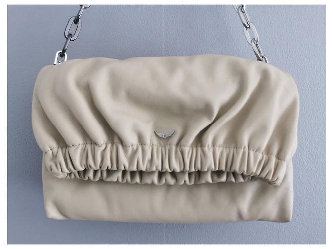 Zadig & Voltaire Rockyssime Tasche hellbeige Lammleder - Ansicht 5