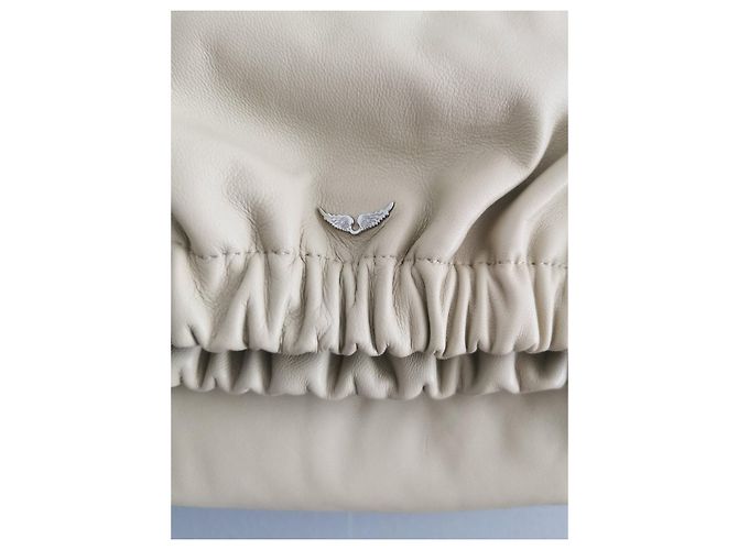 Zadig & Voltaire Rockyssime Tasche hellbeige Lammleder - Ansicht 8