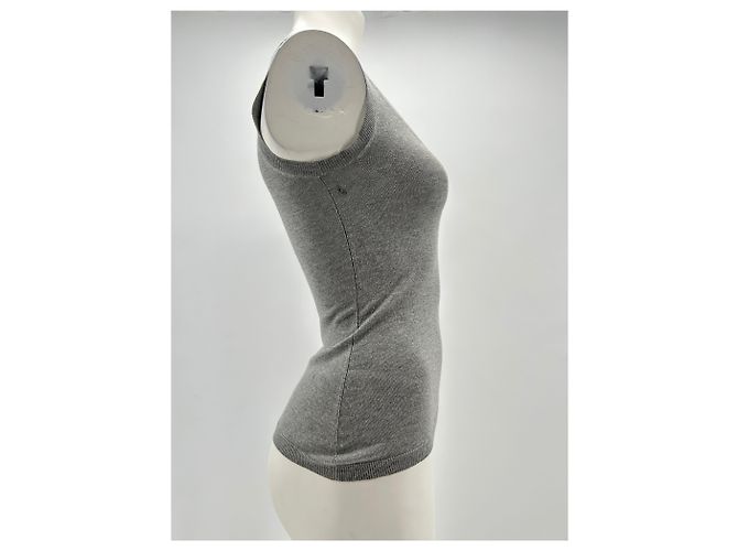 Max Mara hauts T.International S Soie Gris - vue 3