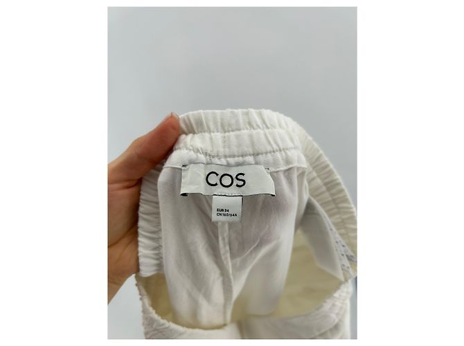 Pantalones Cos T.FR 34 Algodón Blanco - vista 3