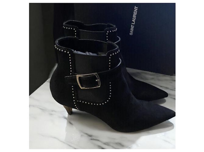 Stivaletti Yves Saint Laurent Nero - vista 5