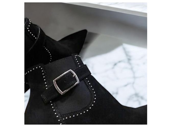 Stivaletti Yves Saint Laurent Nero - vista 6