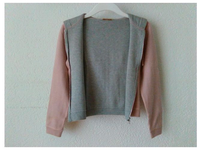 PRADA MAGLIONE IN CACHEMIRE & COTONE. Rosa - vista 5