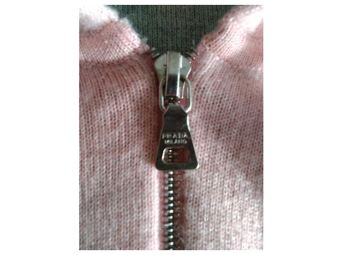 PRADA MAGLIONE IN CACHEMIRE & COTONE. Rosa - vista 6
