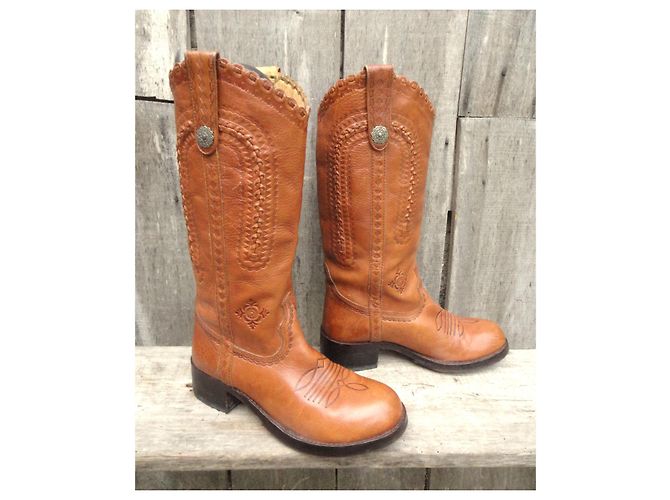 Ash Brando Lederstiefel hellbraun - Ansicht 2