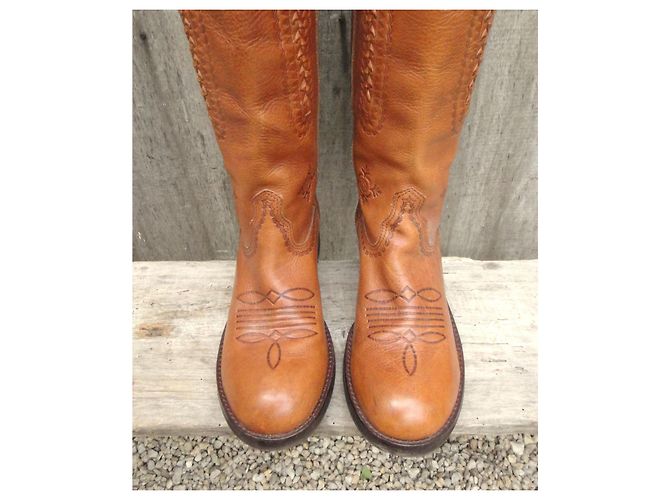 Ash Brando Lederstiefel hellbraun - Ansicht 3