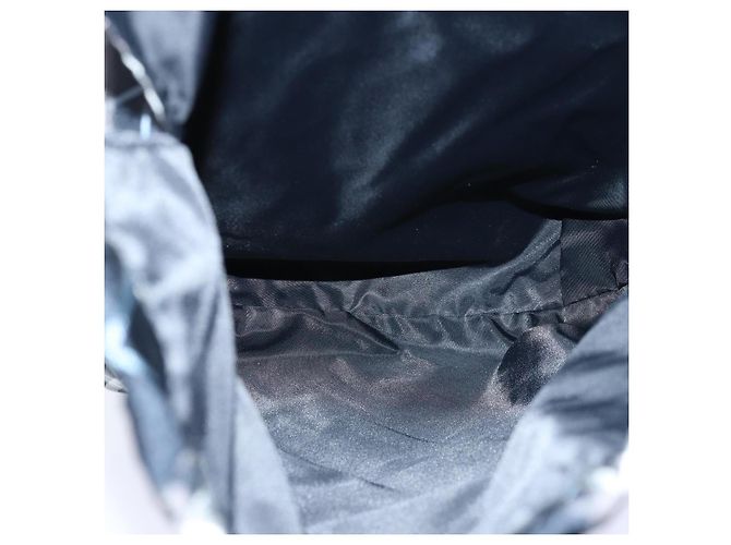 Burberry Nova Check Blue Label Zugbeutel aus Nylon in Marineblau, authentisch ti1925 - Ansicht 10