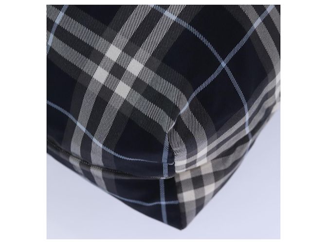 Burberry Nova Check Blue Label Zugbeutel aus Nylon in Marineblau, authentisch ti1925 - Ansicht 16