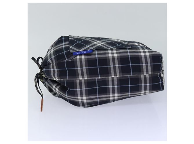Burberry Nova Check Blue Label Zugbeutel aus Nylon in Marineblau, authentisch ti1925 - Ansicht 4