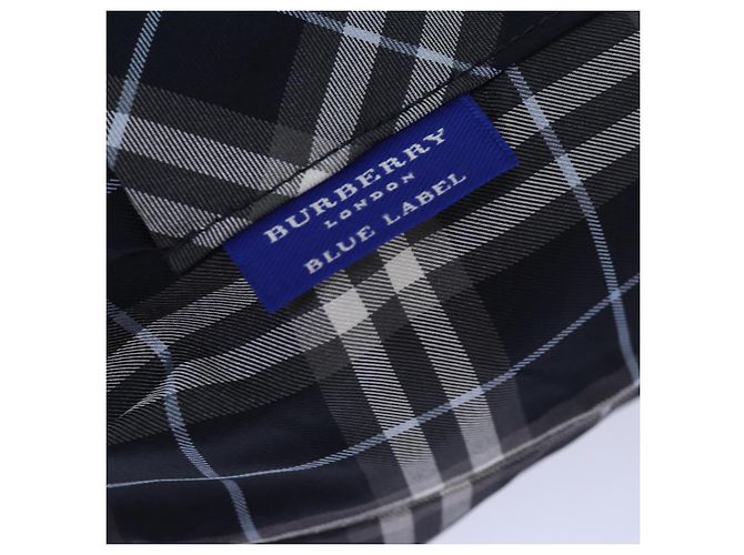 Burberry Nova Check Blue Label Zugbeutel aus Nylon in Marineblau, authentisch ti1925 - Ansicht 9