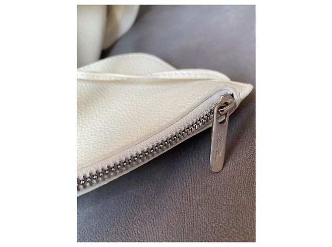 Borsa Loro Piana Bale Piccola Bianca in Pelle - vista 11