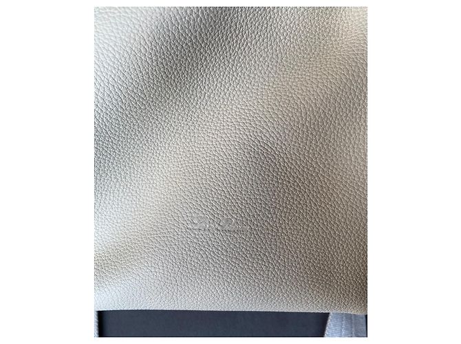 Borsa Loro Piana Bale Piccola Bianca in Pelle - vista 18