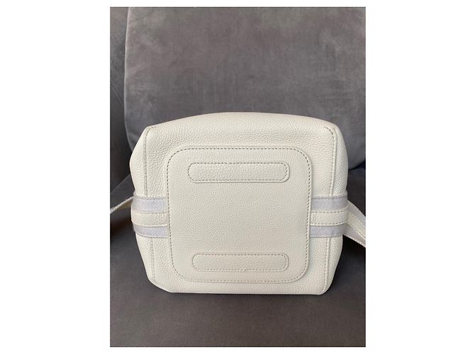 Borsa Loro Piana Bale Piccola Bianca in Pelle - vista 6