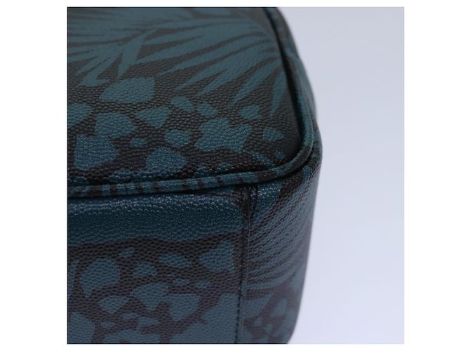 Pochette in PVC verde Auth ac3173 SAINT LAURENT - vista 14