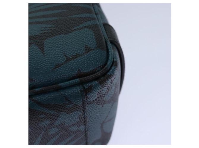 Pochette in PVC verde Auth ac3173 SAINT LAURENT - vista 16