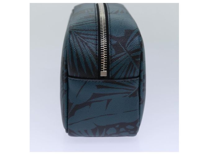 Pochette in PVC verde Auth ac3173 SAINT LAURENT - vista 3