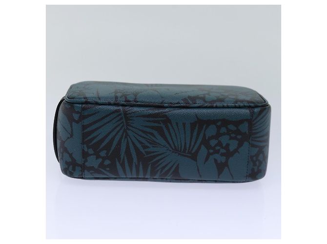 Pochette in PVC verde Auth ac3173 SAINT LAURENT - vista 6