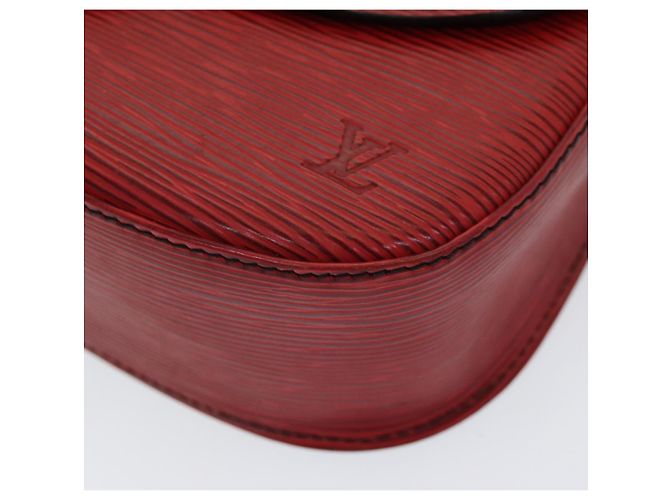 Saint-Cloud LOUIS VUITTON Epi Saint Cloud GM Borsa a Spalla Rossa M52197 LV Auth 85907 Rosso - vista 14