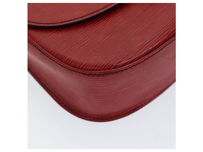 Saint-Cloud LOUIS VUITTON Epi Saint Cloud GM Borsa a Spalla Rossa M52197 LV Auth 85907 Rosso - vista 15