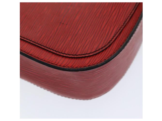 Saint-Cloud LOUIS VUITTON Epi Saint Cloud GM Borsa a Spalla Rossa M52197 LV Auth 85907 Rosso - vista 17