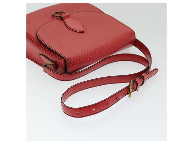 Saint-Cloud LOUIS VUITTON Epi Saint Cloud GM Borsa a Spalla Rossa M52197 LV Auth 85907 Rosso - vista 7