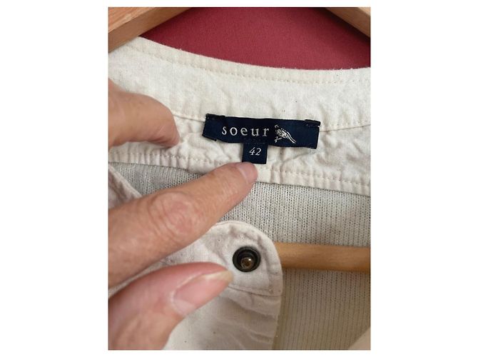 Soeur Faux-Fur Sweatshirt Größe 42 Aus weiß - Ansicht 11