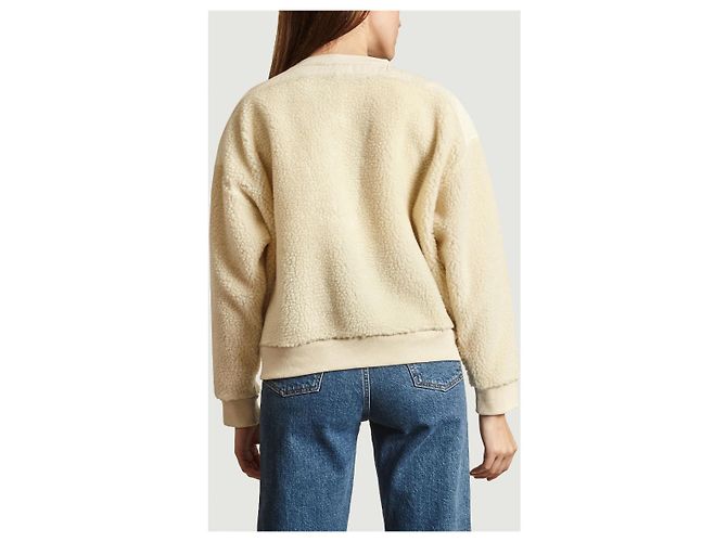 Soeur Faux-Fur Sweatshirt Größe 42 Aus weiß - Ansicht 16