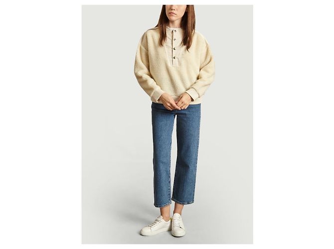 Soeur Faux-Fur Sweatshirt Größe 42 Aus weiß - Ansicht 17