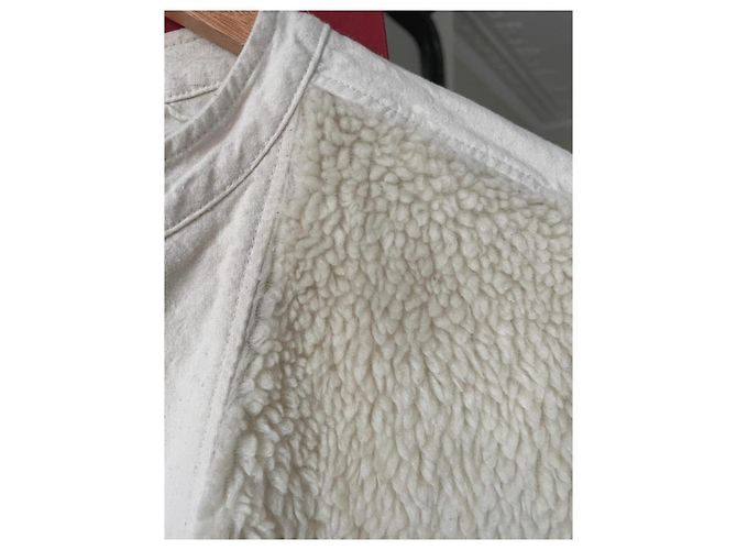 Soeur Faux-Fur Sweatshirt Größe 42 Aus weiß - Ansicht 6