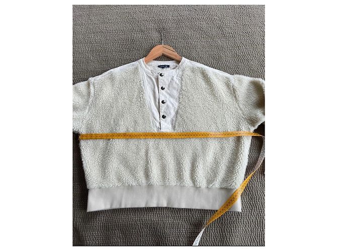 Soeur Faux-Fur Sweatshirt Größe 42 Aus weiß - Ansicht 7