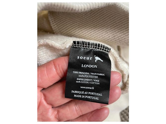 Soeur Faux-Fur Sweatshirt Größe 42 Aus weiß - Ansicht 9