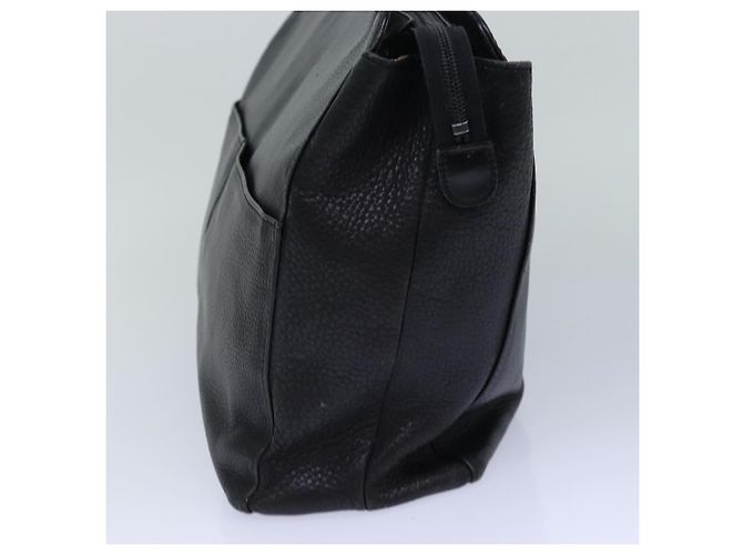 Autre Marque Borsa a Spalla Burberrys in Pelle Argento Nero Auth 85895 - vista 4