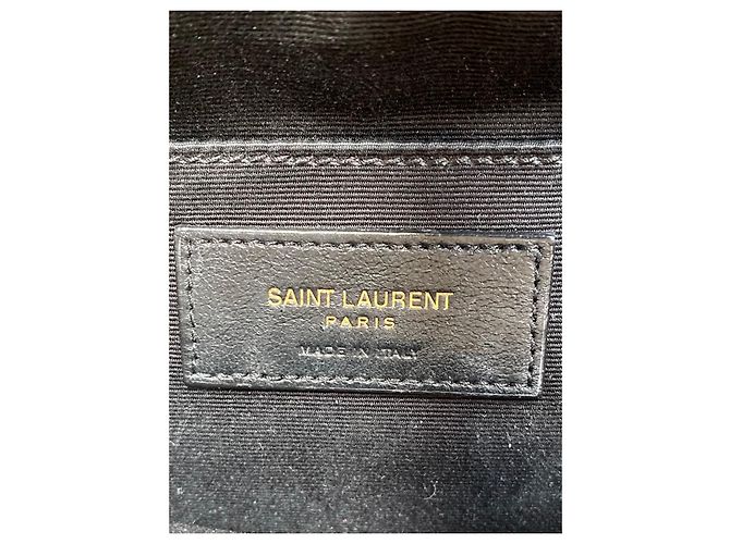 Borsa Lou Saint Laurent in pelle nera Nero - vista 10