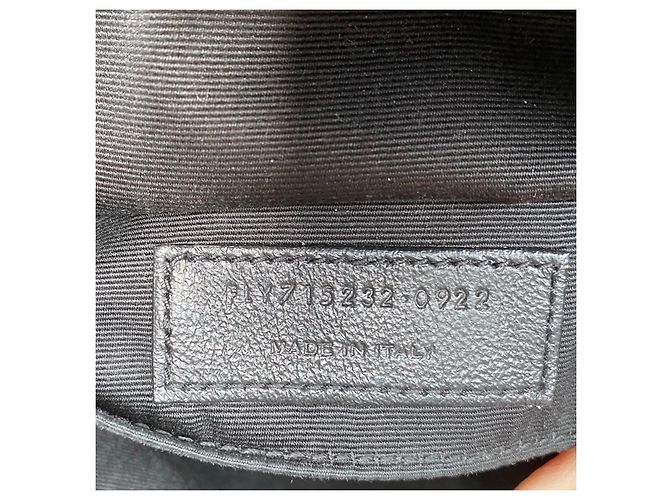 Borsa Lou Saint Laurent in pelle nera Nero - vista 11