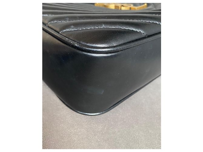 Borsa Lou Saint Laurent in pelle nera Nero - vista 6