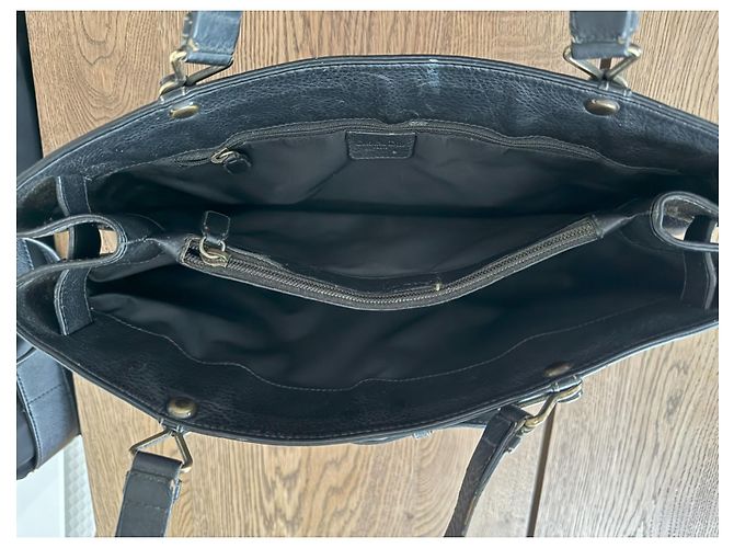 Borsa in pelle nera Christian Dior Collection Jean Pocket Nero - vista 5