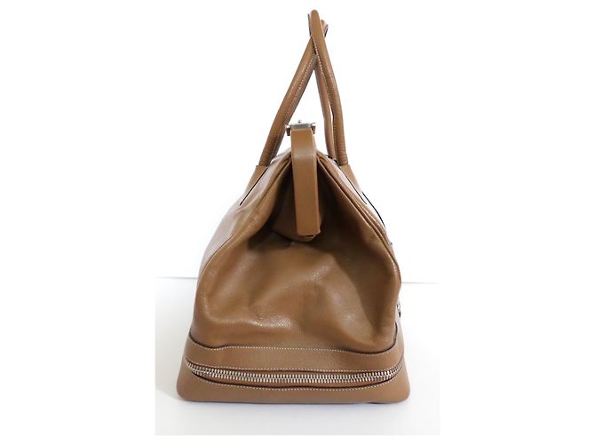 Borsa da dottore in pelle cammello con zip Prada Autunno 2000 - vista 6