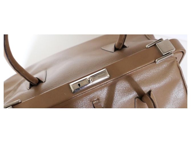 Borsa da dottore in pelle cammello con zip Prada Autunno 2000 - vista 7