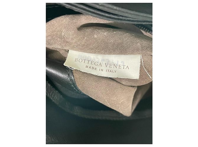 Bottega Veneta Borsa Roma Intrecciato Nappa Media Nera Nero - vista 14