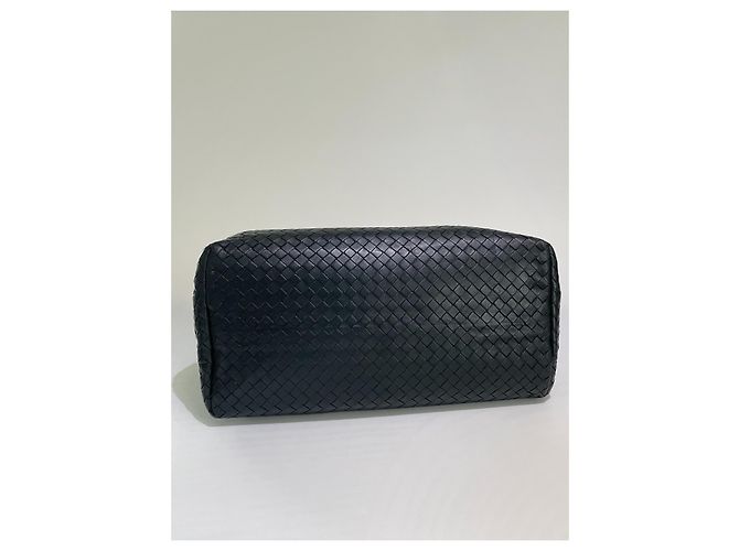 Bottega Veneta Borsa Roma Intrecciato Nappa Media Nera Nero - vista 8