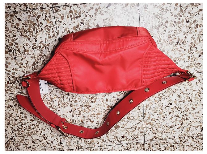 Moschino Biker Borsa a Spalla Rossa Rosso - vista 3