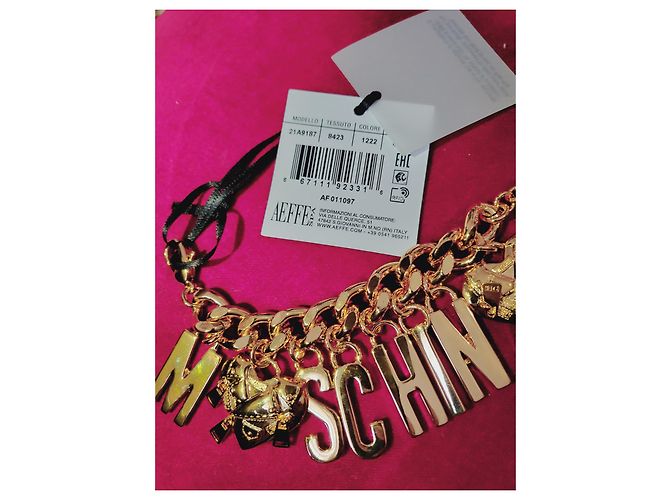 Bracciale con charm Moschino oro acciaio D'oro - vista 2