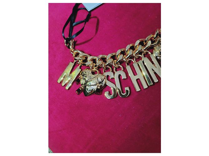 Bracciale con charm Moschino oro acciaio D'oro - vista 6