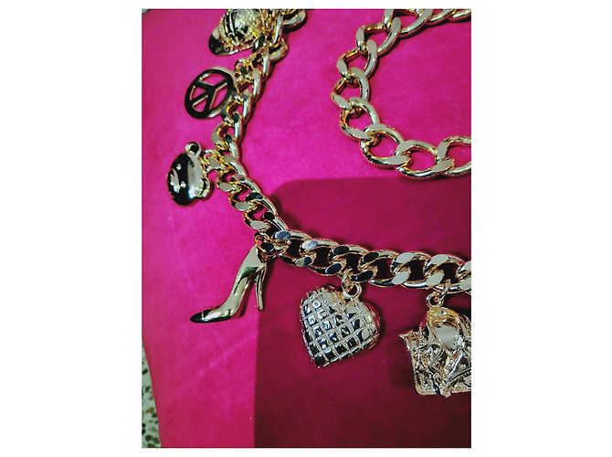 Moschino Charm Gürtel gold Stahl Golden - Ansicht 2