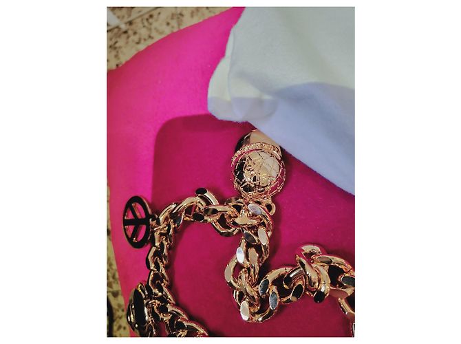 Moschino Charm Gürtel gold Stahl Golden - Ansicht 6