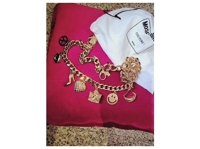 Moschino Charm Gürtel gold Stahl Golden - Ansicht 8