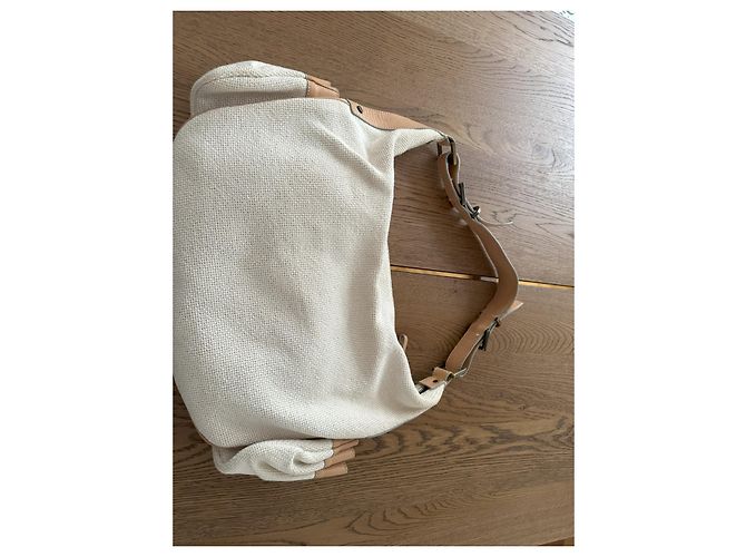 Ecrufarbenes Givenchy-Canvas-Tasche Aus weiß - Ansicht 3